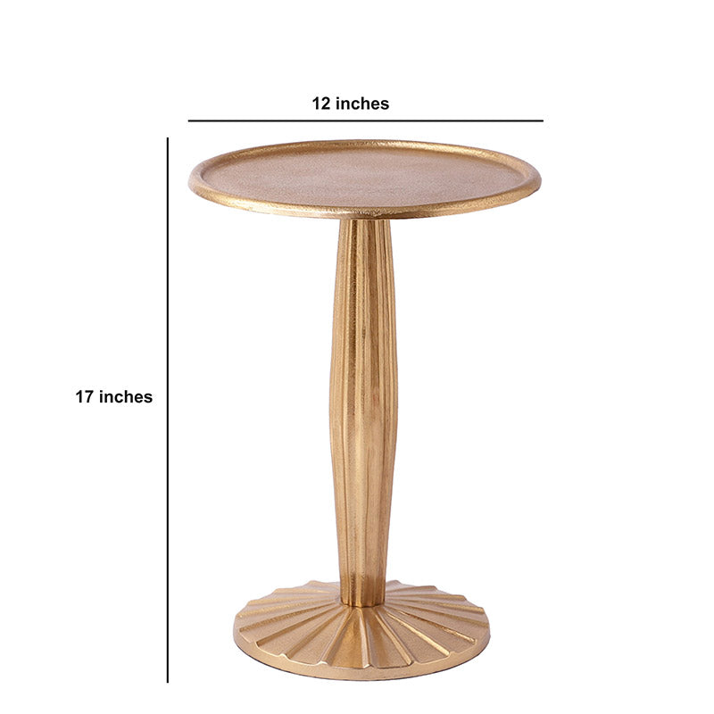 Radiant Gold Duo Side Table | 17 Inch, 22 Inch, 17 & 22 Inch 17 Inch