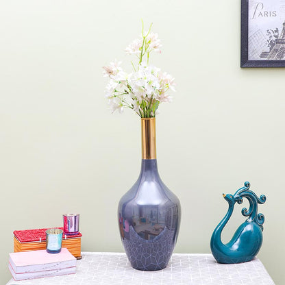 Slender Deidra Brass Vase | 18 Inch  | Multiple Colors