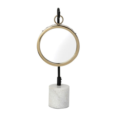 Floating Marble Mirror | Multiple Colors Gold