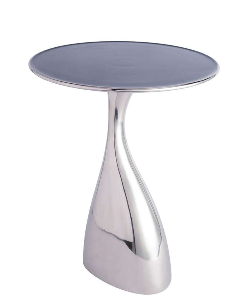 Elegant Aluminium Design Side Table | 14 x 18 inches