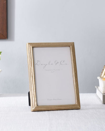 Gold Serenade Elegant Aluminium Photo Frame