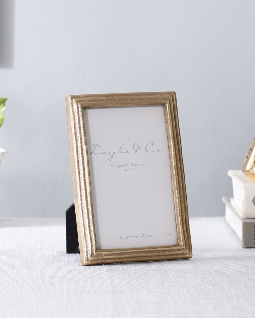 Gold Serenade Elegant Aluminium Photo Frame