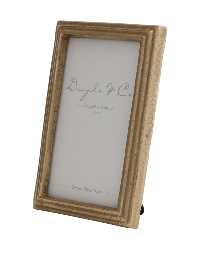 Gold Serenade Elegant Aluminium Photo Frame