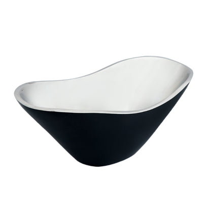 Opulent Oval Bowl Silver