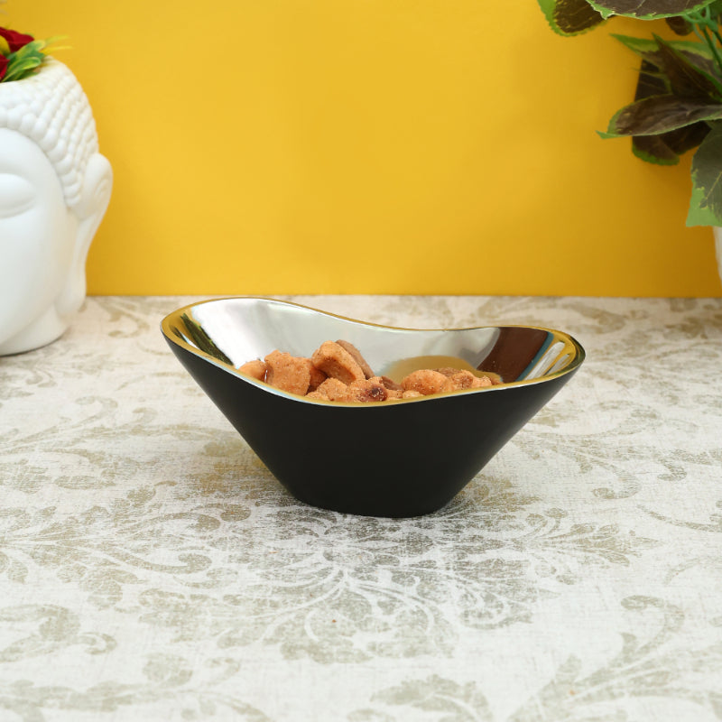 Opulent Oval Bowl Silver