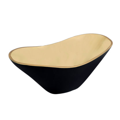 Opulent Oval Bowl Gold