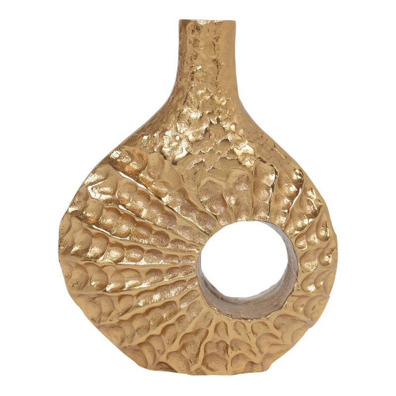 Seashell Serenity Vase Gold