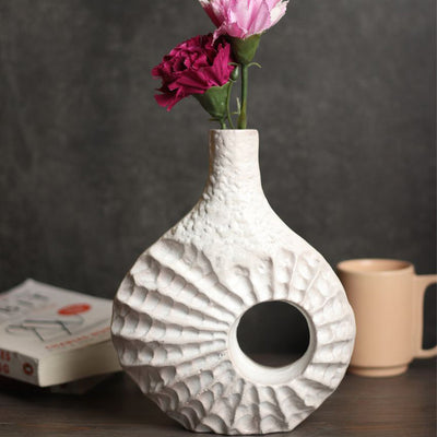 Seashell Small Serenity Vase | 3 x 9 inches