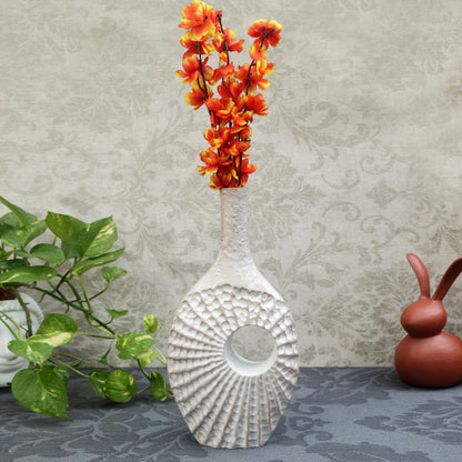 Serenity Seashell Vase Off White