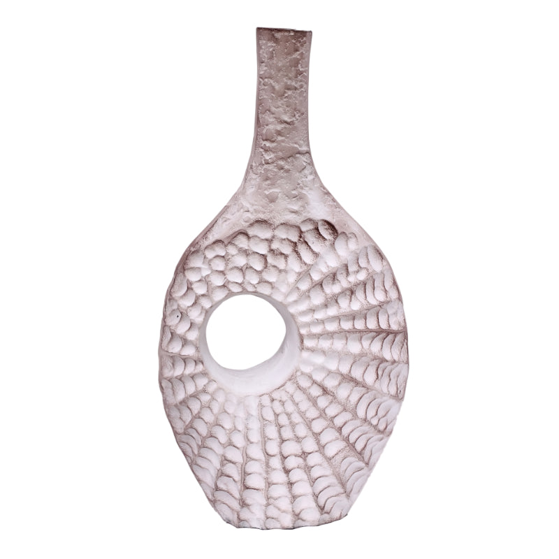 Serenity Seashell Vase Off White