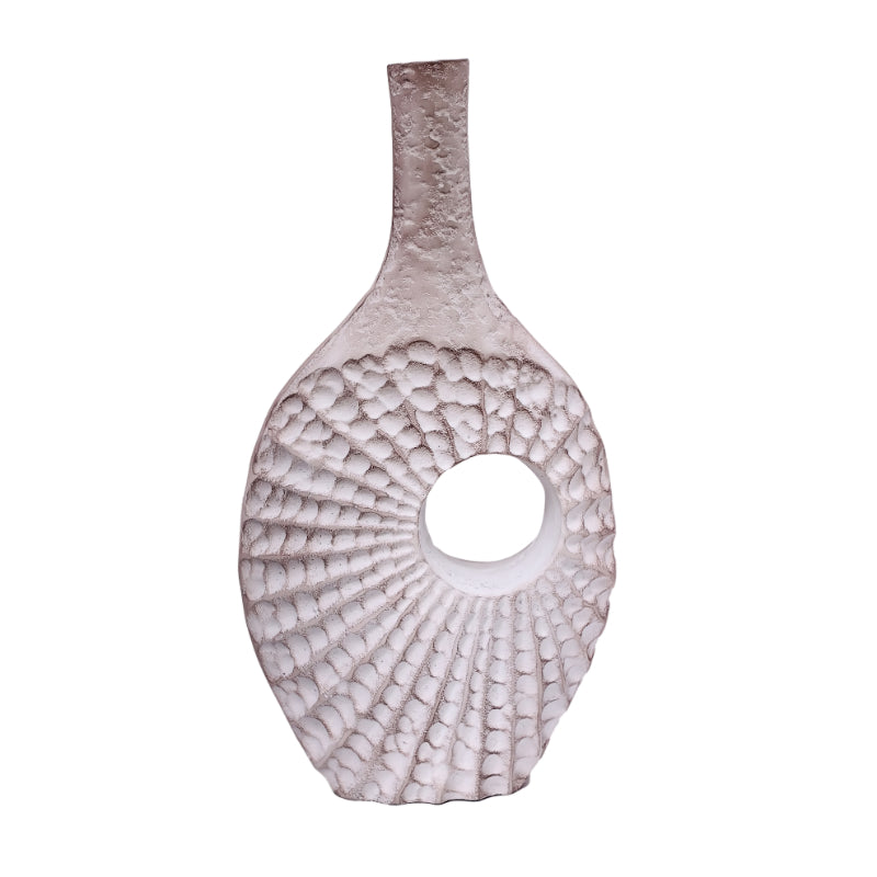 Serenity Seashell Vase Off White