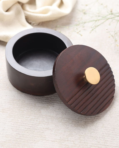 The Artisan's Stripes- Trinket Brown Box | 4.8 Inches, 6 Inches