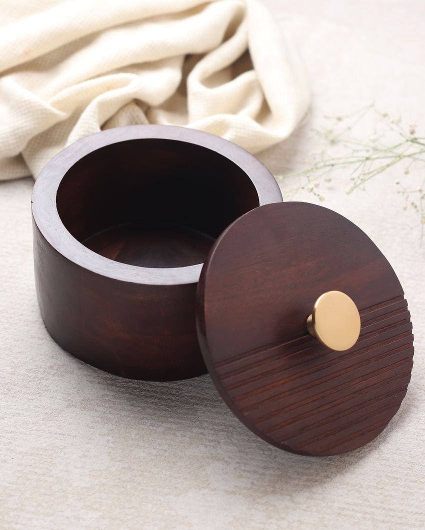 The Artisan's Stripes- Trinket Brown Box | 4.8 Inches, 6 Inches