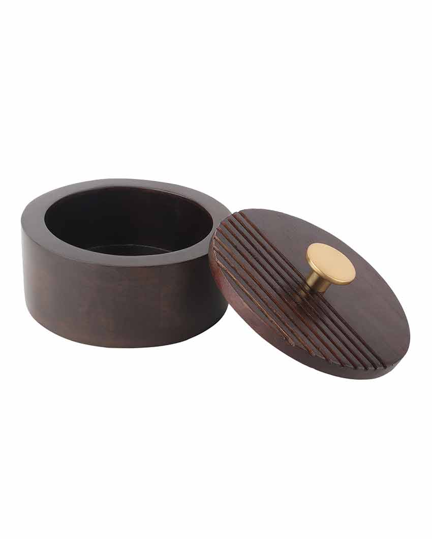 The Artisan's Stripes- Trinket Brown Box | 4.8 Inches, 6 Inches