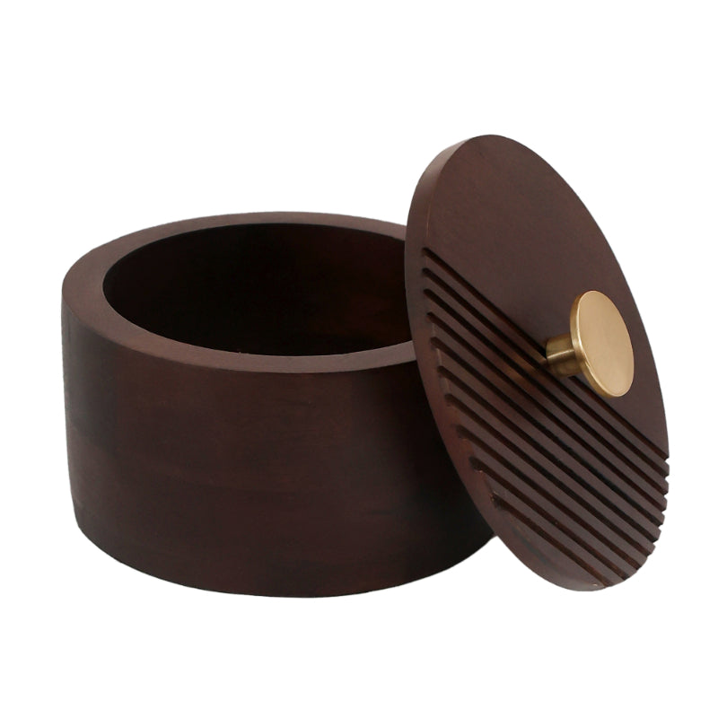 The Artisan's Stripes- Trinket Brown Box | 4.8 Inches, 6 Inches 6 Inches