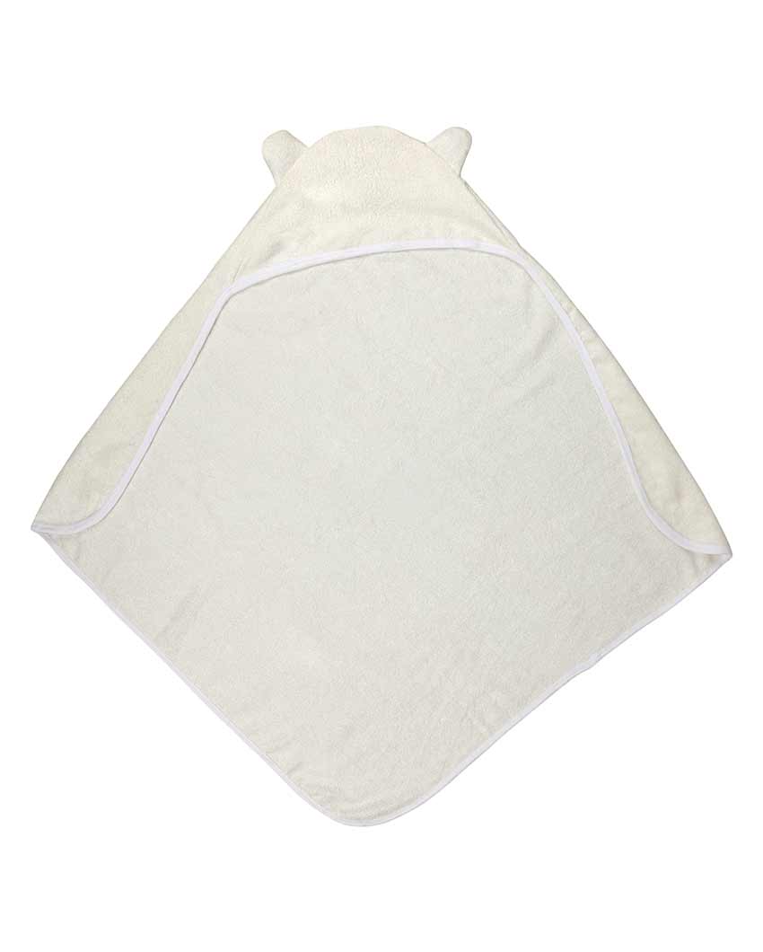 Bamboo Baby Hooded Towel | 500 GSM Off White