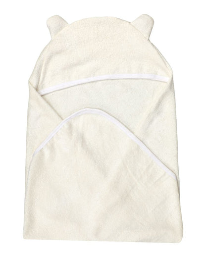 Bamboo Baby Hooded Towel | 500 GSM Off White