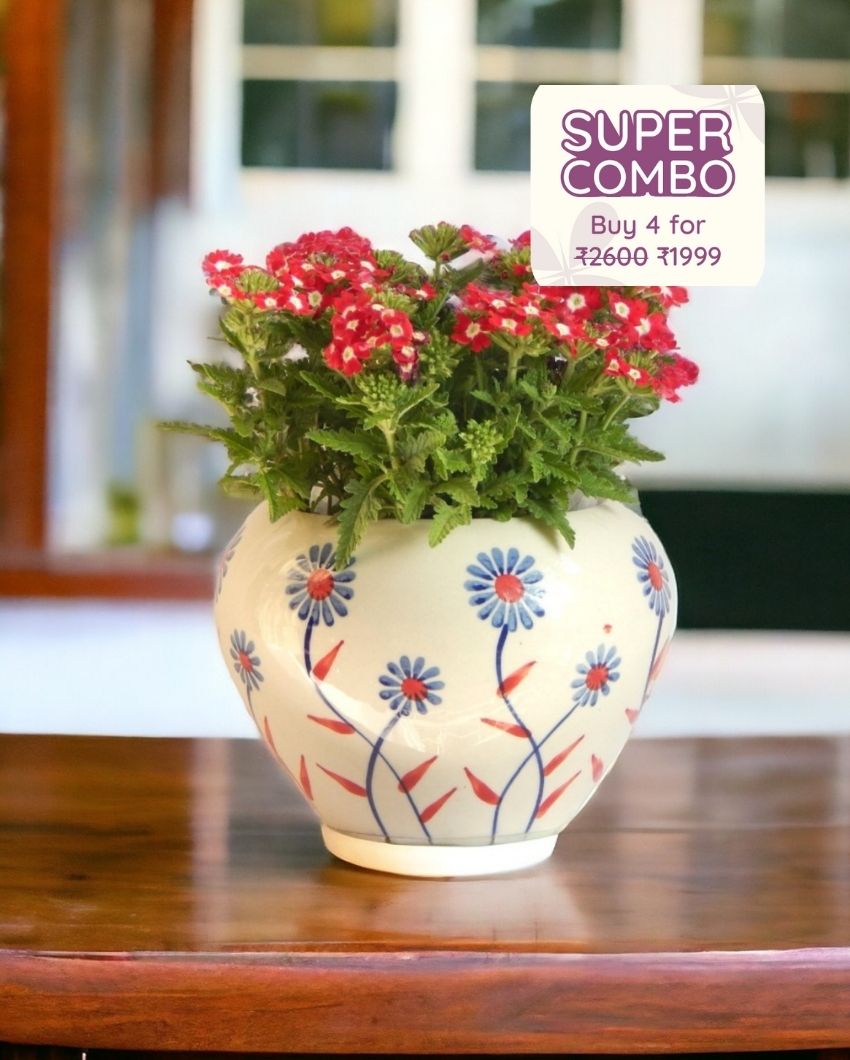 Cozy Cup Ceramic Planter