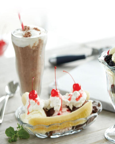 Banana Split Dessert Glass Serveware | 243 ml | 8 x 8 x 2 inches