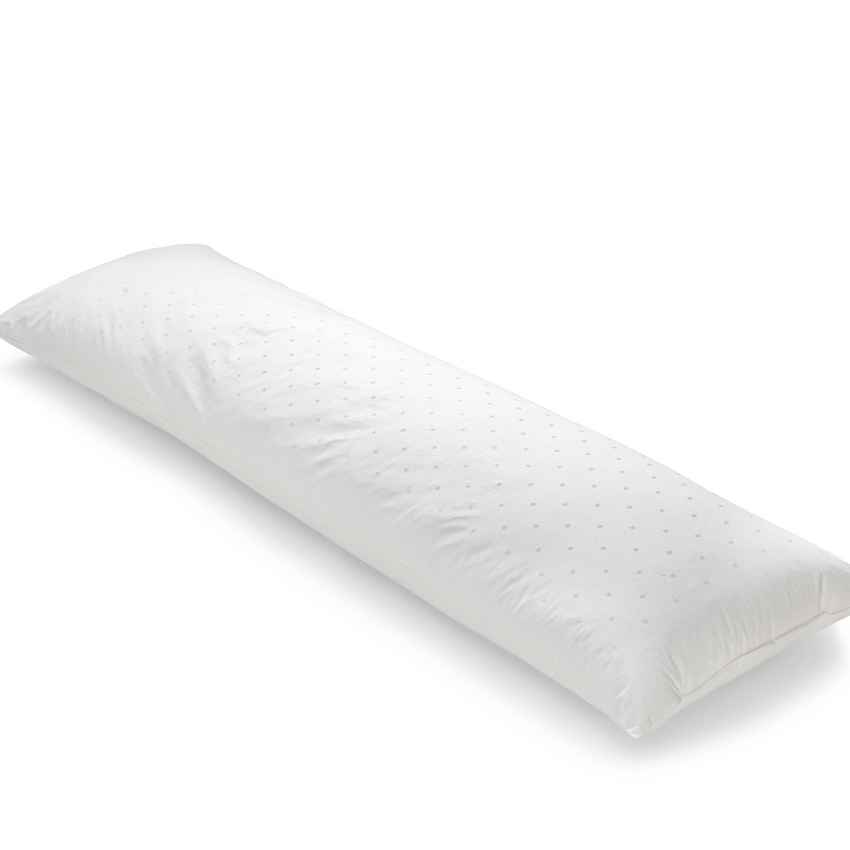 Premium Fossflakes Comfort-I Body Soft Fluffy Sleepers White Pillow and Cover | 59 x 18 inches