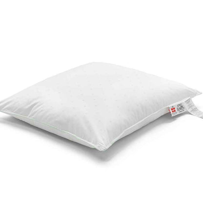 Balanced Fossflakes Medium High Neck Head Support White Pillow | 18 x 28 inches