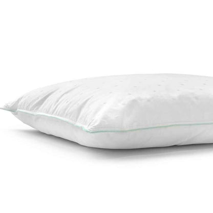 Balanced Fossflakes Medium High Neck Head Support White Pillow | 18 x 28 inches