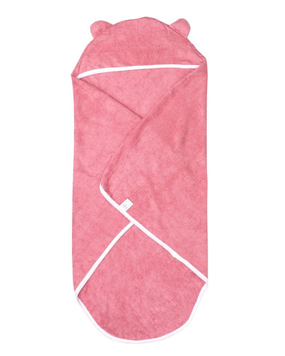 Bamboo Baby Hooded Towel | 500 GSM Pink