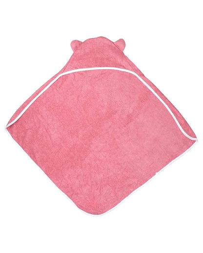 Bamboo Baby Hooded Towel | 500 GSM Pink