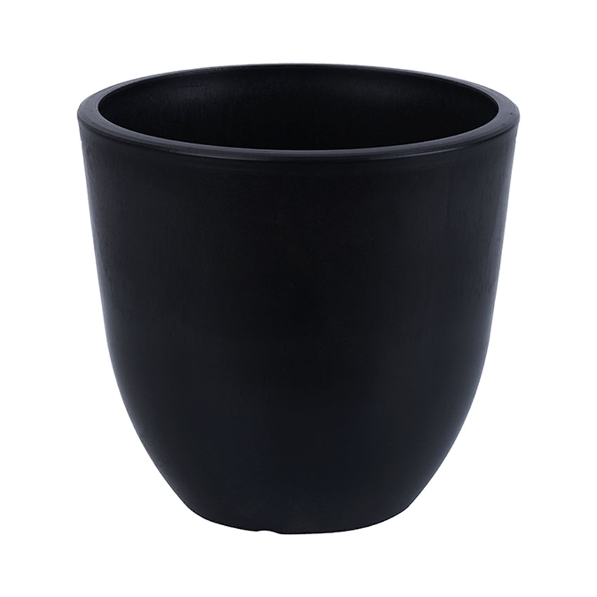 Elegant Black FRP Pots with Modern Design Without Plant | Set of 4 | 5 x 5 inches