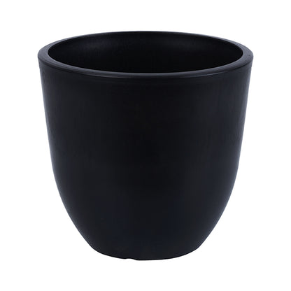 Elegant Black FRP Pots with Modern Design Without Plant | Set of 4 | 5 x 5 inches