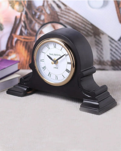 Arcadian Arc Aluminum Table Clock Gold