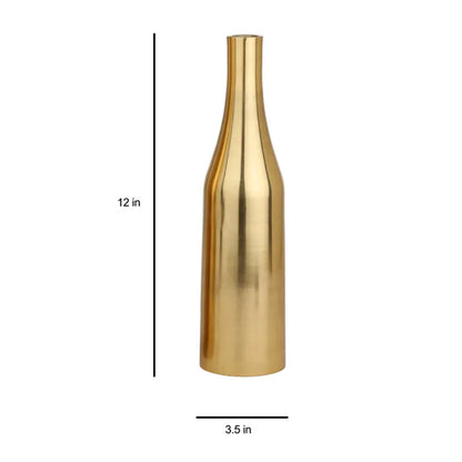 Elegant Design Champagne Bottle Table Vase Without Flower | 4 x 12 inches