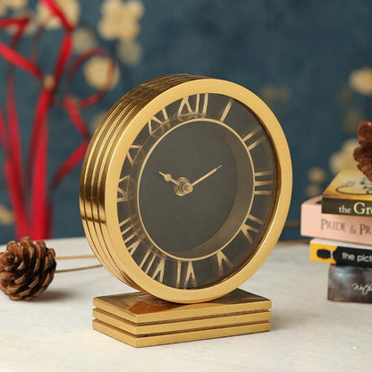 The Timepiece Table Clock | Multiple Colors Gold