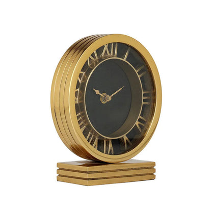 The Timepiece Table Clock | Multiple Colors Gold