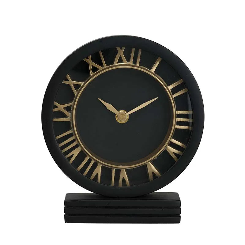 The Timepiece Table Clock | Multiple Colors Black