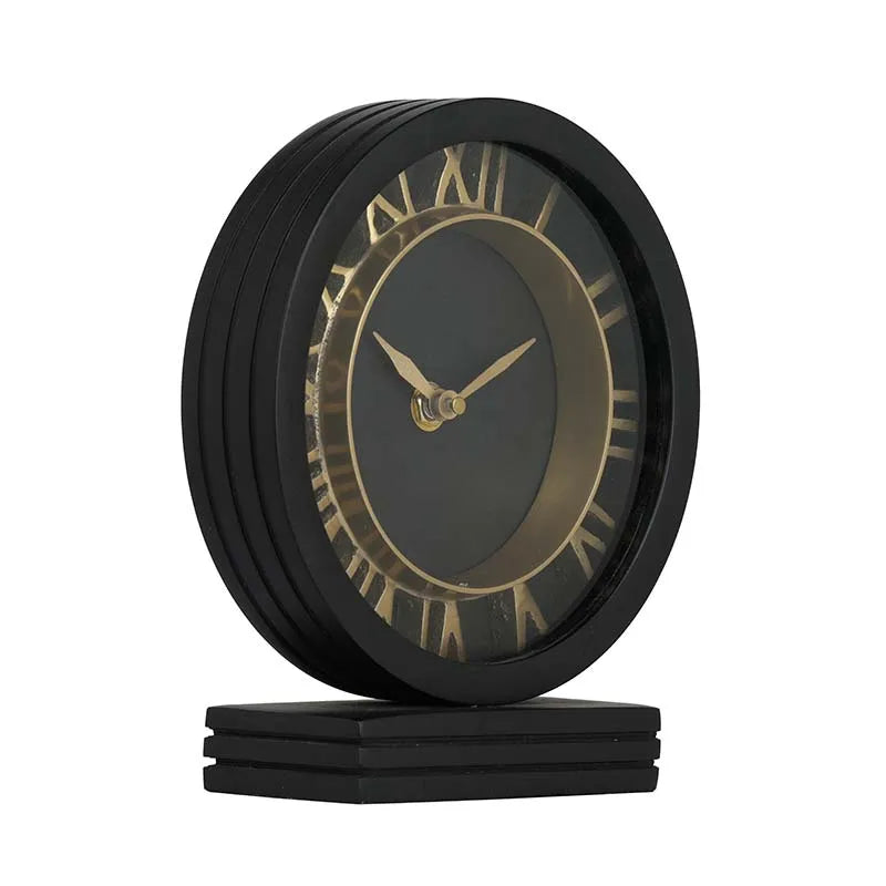 The Timepiece Table Clock | Multiple Colors Black