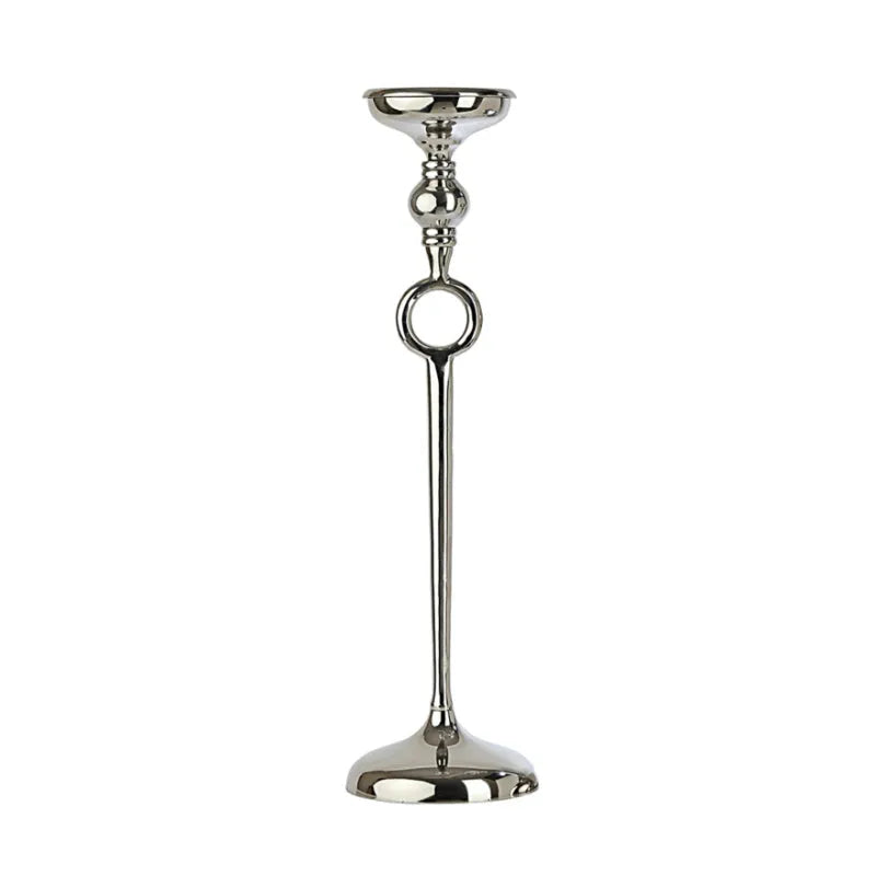 Large Ajna Pillar Holder | Multiple Colors Silver