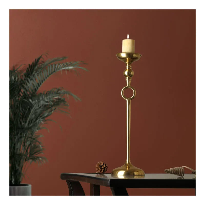 Large Ajna Pillar Holder | Multiple Colors Gold