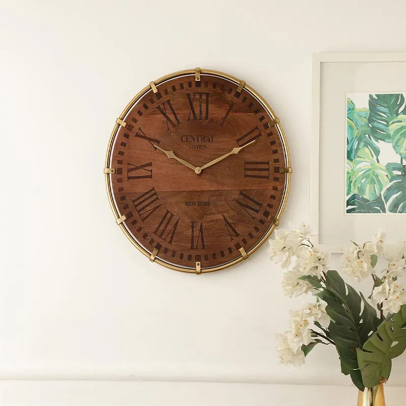 Timberland Gold Wall Clock Default Title