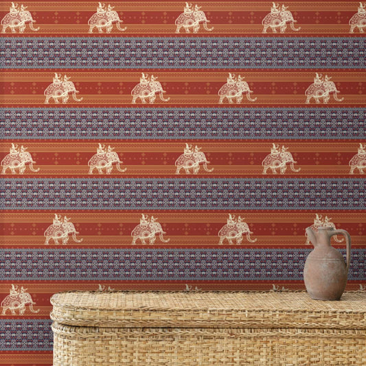 Classic Elephants Wallpaper | Multiple Options Soft feel