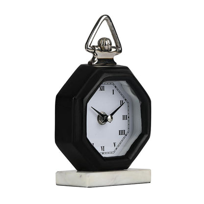 Victoria Table Clock | Multiple Colors Black