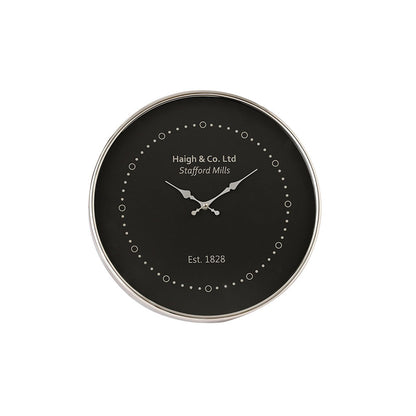 Eclipse Shine Wall Clock | Multiple Colors Silver