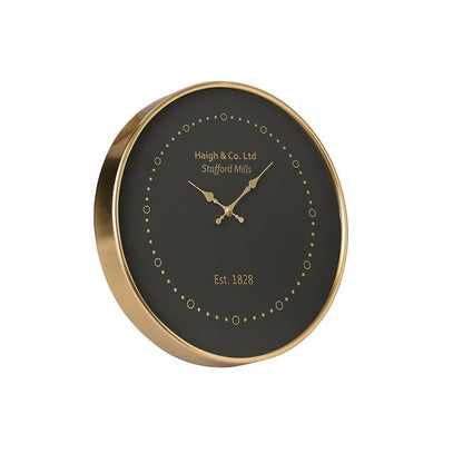 Eclipse Shine Wall Clock | Multiple Colors Gold