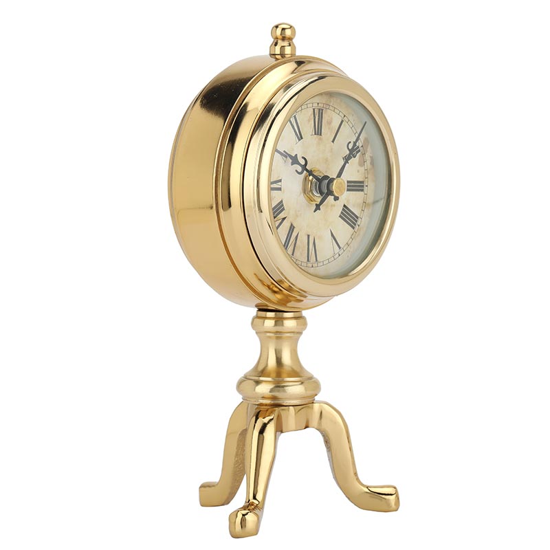 Artistic Chrono Table Clock | Multiple Colors Gold