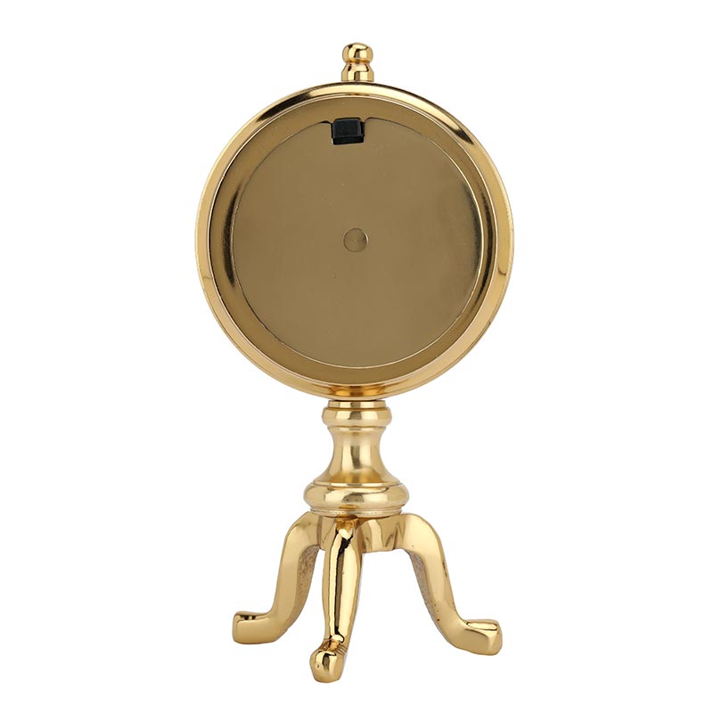 Artistic Chrono Table Clock | Multiple Colors Gold