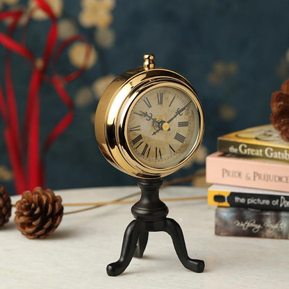 Artistic Chrono Table Clock | Multiple Colors Black