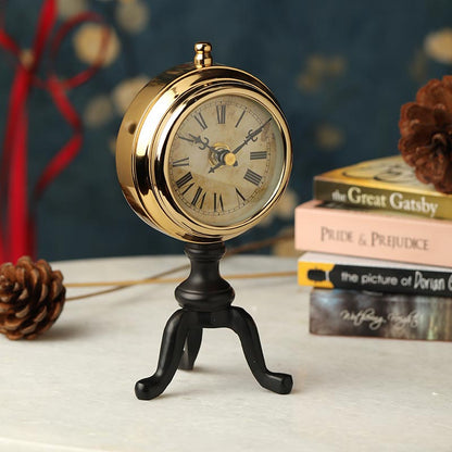 Artistic Chrono Table Clock | Multiple Colors Black