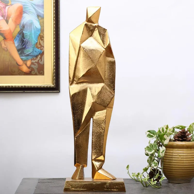 Ethan Dreamer Sculpture Showpiece | Multiple Colors Gold