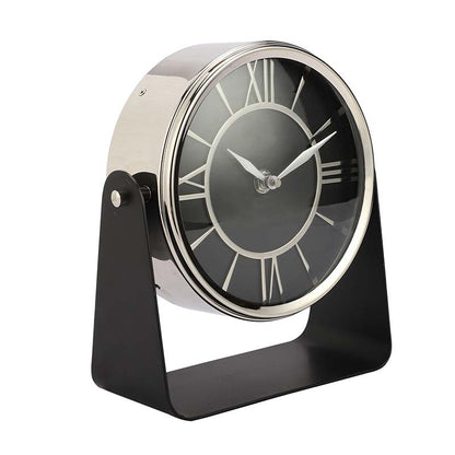 Mitsuki Iron Table Clock | 6.5 x 3.5 x 8 inches