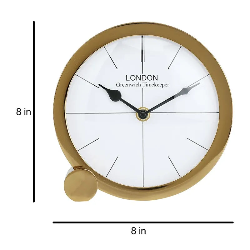 Langston Table Clock | Multiple Colors Gold